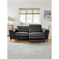Very Home Lorenza 3 Seater Leather/Pvc Power Recliner